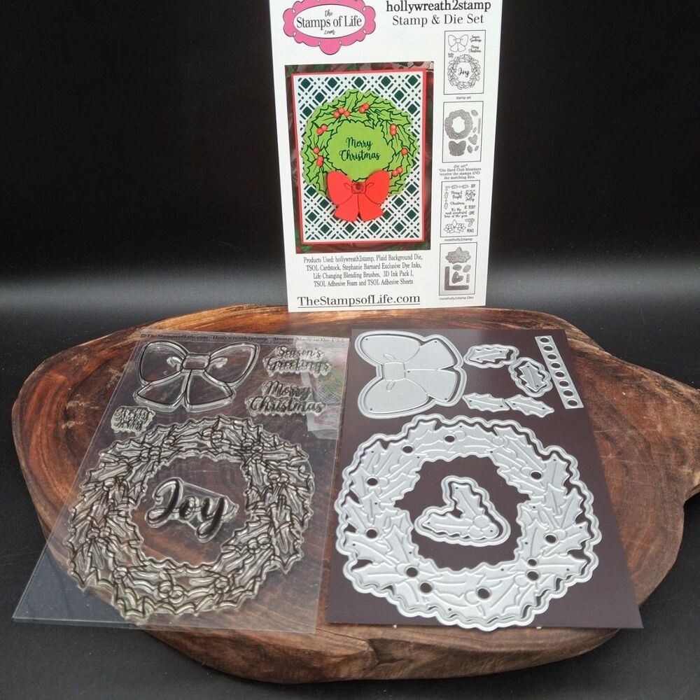 The Stamps of Life Snow Globe Stamp & Die Bundle Retired Stephanie Barnard
